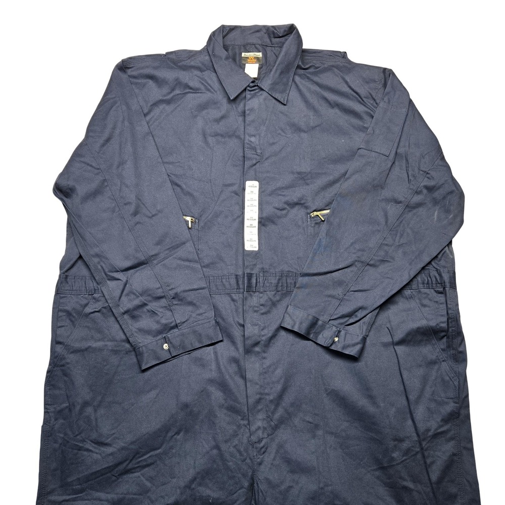 Walls Master Made Coveralls Mens 66R Workwear Zipper Pockets Utility Uniform‎